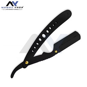 Rasoir de Barbier Professionnel Classique à Lame Droite – Qualité Salon Premium – Shavette pour Hommes – Rasage Humide et Précision de la Ligne de Rasage de la Barbe - Product Image 2