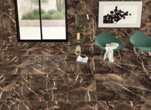 Azulejos de porcelana de alto brillo premium de 800x1600, 1200x1800, 750x1500 mm diseñados para interiores modernos que crean un reflejo brillante. - Product Image 2