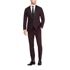 Traje de Negocios para Hombre, 100% Poliéster, Color Negro, Conjunto de 3 Piezas, Pantalón, Chaqueta y Blazer, para Fiestas, Transpirable - Product Image 1