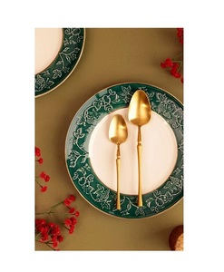 Ensemble de couverts en métal poli miroir exclusif avec un design élégant pour les réceptions de mariage, les hôtels et les tables de haute cuisine - Product Image 1