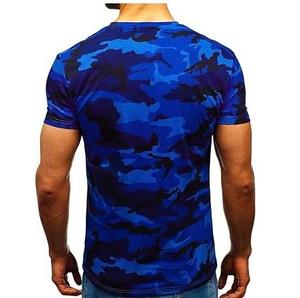 เสื้อยืดแขนสั้นพิมพ์ลายตัวอักษรสำหรับผู้ชาย ทรงหลวม คอกลม สวมใส่สบาย ระบายอากาศได้ดี ผ้าถัก 100% คอตตอน พิมพ์ลายด้านหน้าด้วยเทคนิคซิลค์สกรีน - Product Image 6