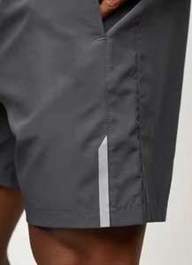 Pantalones Cortos Deportivos de Algodón Gris para Hombre, Diseño Personalizado con Logotipo, Corte Holgado, por Encima de la Rodilla, para Gimnasio y Running - Product Image 6