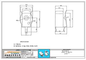 BTC-D-AAA  Clip de sujeción para batería de 3A - Product Image 2