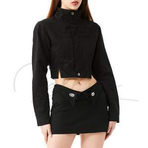Vestes courtes à fermeture éclair intégrale de haute qualité pour femmes, légères, respirantes, décontractées, nouveau design, veste bomber pour femmes - Product Image 1