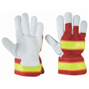 Guantes de Seguridad de Piel de Cabra de Primera Calidad, Transpirables, con Malla, Protección Industrial para Trabajadores - Product Image 1