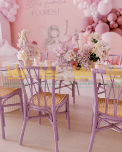 Chaises en rotin faites à la main pour enfants, idéales pour la location événementielle, les anniversaires d'enfants, les mariages, la décoration naturelle et bohème des événements - Product Image 2