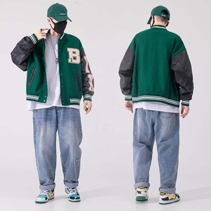 Chaqueta Varsity Personalizada PIHA SPORTS 2026 para Hombre, Cuerpo de Lana, Mangas de Cuero Genuino, Colores del Equipo, Impermeable, Ecológica, Invierno, Tallas XS a XXL - Product Image 4