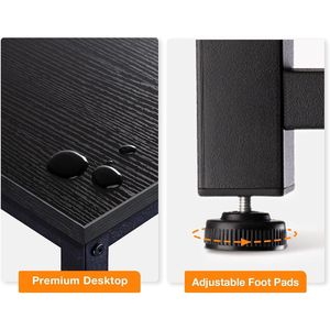 Scrivania da Gaming a L da 47 Pollici per Ufficio Domestico, Tavolo Angolare per Uso Gaming - Product Image 5