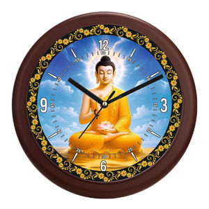 Horloge murale en plastique Liviya, dernier modèle de designer, Guru Nanak Dev Ji, pour la décoration du salon, personnalisée pour la fête des mères et Noël - Product Image 4