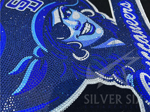 เสื้อแจ็คเก็ตวาร์ซิตี้ SouthDade Buccaneers สำหรับเชียร์โค้ช ผู้ชาย สีดำ หนัง PU คอตั้ง สไตล์ลำลอง - Product Image 6