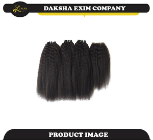 Extensions de trame de cheveux humains indiens purs et non traités Paquets de cheveux de style vague à clipser pour une longueur et un volume instantanés - Product Image 4