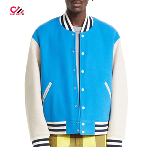 Veste universitaire de haute qualité pour hommes et logo personnalisé, veste universitaire tendance avec logo brodé personnalisé pour hommes - Product Image 2