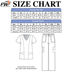 Tenue d'infirmière professionnelle en coton tissé et polyester, multicolores, pour l'été, unisexe, motifs médicaux, usage hospitalier - Product Image 6