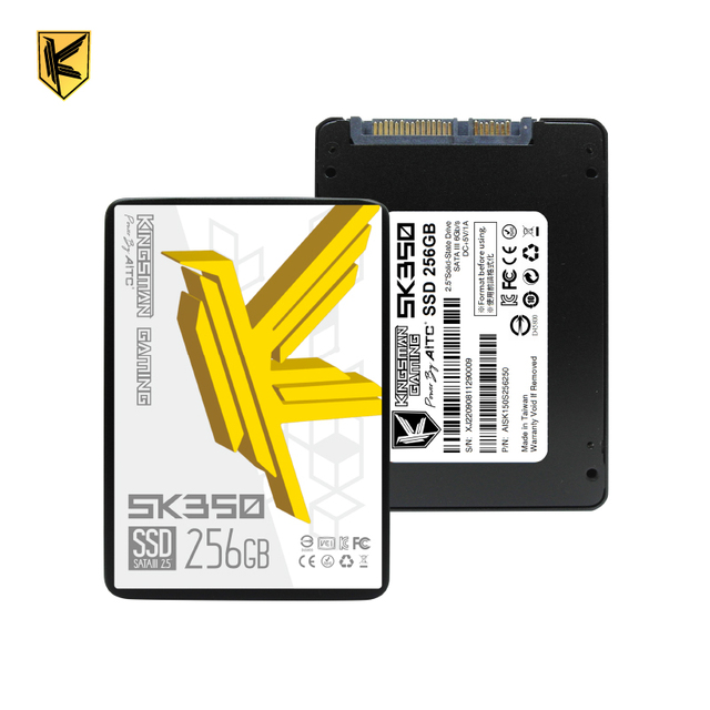 KINGSMAN GAMING 256GB SATA 3.0 SSD 2.5-Inch Internal 3D NAND Flash 560/520 MB/s Read/Write Speed 5 Year Warranty New Plastic