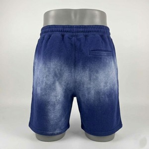 Shorts décontractés d'été pour hommes en coton mélangé doux, bleu délavé, avec cordon de serrage et taille élastique – Qualité supérieure, idéal pour la gym et la détente – Prix de gros - Product Image 2
