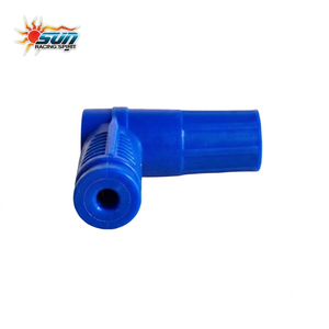 หัวเทียน SUN RACING MIO100 MO100-IGN001 สีน้ำเงินใหม่ วัสดุเบกาไลท์ แรงดันสูง 90 โวลต์ อะไหล่จุดระเบิดยามาฮ่า ผลิตในไต้หวัน - Product Image 4