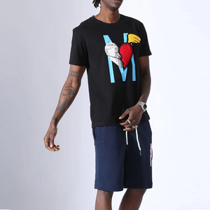 Wholesale Customized Logo Style Plus Size Men's Short <b>Set</b> Cotton Polyester Made Breathable Men <b>Twin</b> <b>Sets</b> - Product Image 3