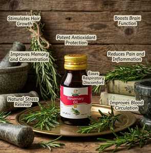 Aceite de Romero, Extracto Herbal para el Cuidado del Cabello, Ingredientes para Masaje del Cuero Cabelludo, Fórmula de Belleza Natural, Venta al Por Mayor - Product Image 4