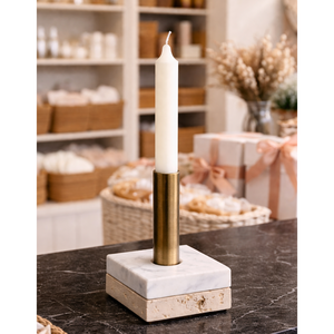 Handcrafted Marble and Brass Candle <b>Holder</b> Manufacturer and Exporter Supplying Luxury Home Decor to Global Wholesale - Product Image 4