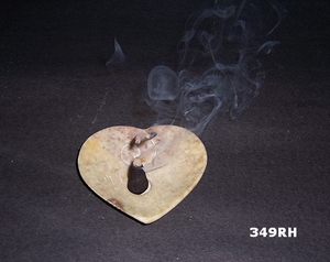 ที่ตั้งและที่วางธูปที่มีนมัสการวัดฮินดูเคลือบเงาและประณีตของหินสบู่ธรรมชาติขัดเงามือที่สวยงาม - Product Image 4