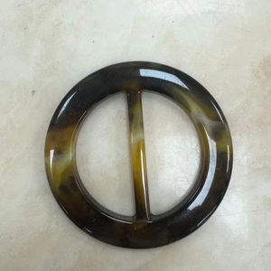 Resin Round Buckle Glossy Circular Clasp for Garments Scarves Curtain <b>Tiebacks</b> Craft Projects - Product Image 1