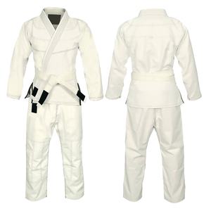 Uniformes de Jiu Jitsu Brésilien Blanc de Haute Qualité Unisex OEM Conçu en Usine Logo Brodé Adultes Arts Martiaux Judo Inclus - Product Image 3