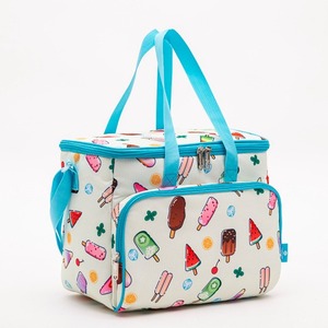 Bolsa térmica para el almuerzo con diseño de helado, plegable, aislante, de gran capacidad - Product Image 2