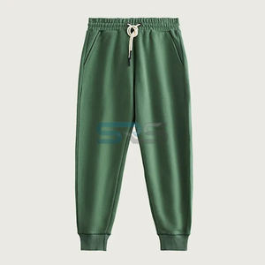 Pantalon de jogging décontracté unisexe pour homme, 100 % coton, taille mi-haute avec cordon de serrage, poches, léger et respirant, idéal pour la gym et le jogging - Product Image 2