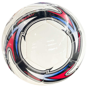 Ballon de football SHARISSA INTERNATIONAL blanc, rouge et noir en PU, impression par sublimation, taille XL, sport, toutes saisons, utilisation en extérieur, entraînement - Product Image 3