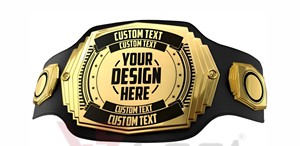 RTS Custom Made <b>Dummy</b> Championship Belt Heavy Duty PU Breathable Adjustable Eco-Friendly for Martial Arts Training Adults - Product Image 3