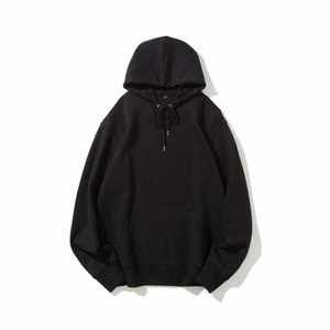 cotton hooded <b>pullover</b> sweatshirt premium heavy fleece oversized custom <b>men's</b> hoodies - Product Image 5