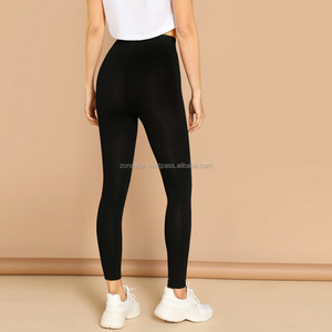 Mallas de LICRA 100% sin costuras para mujer, ropa de Yoga para Fitness transpirable, estampado de logotipo personalizable, ajuste de piel flexible medio informal - Product Image 4