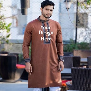 Kurta Shalwar pour hommes, design élégant, nouvelle arrivée, de haute qualité, confortable pour les hommes, fabriqué au Bangladesh - Product Image 4