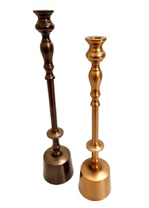 Candelabro de Aluminio Plateado, Portavelas Metálico, Soporte para Velas Tipo Baqueta, para Decoración de Mesa en Bodas y Hogar - Product Image 5