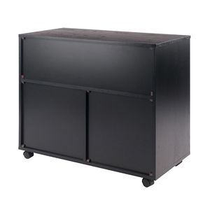 Halifax sistema armadio nero Organizer con 3 piccoli e 2 ampi cassetti ampio armadio di stoccaggio - Product Image 5