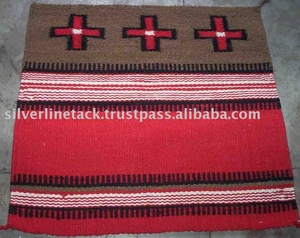 Tapis de selle et couverture en mélange de laine tissée et matériau écologique Taille personnalisable Accessoire équestre confort haut de gamme - Product Image 2