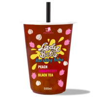 Gloednieuwe Premium Madam Hong Taiwan Multi-smaak Fruit & Groente Sap Heldere PET 320ml Popping Boba Thee Shake Drankje