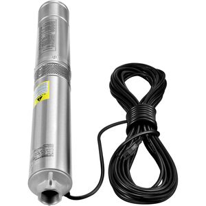 Bomba Sumergible para Pozos Profundos de 2HP/1500W 230V/60Hz para Riego Agrícola, Flujo de 37GPM, Altura de Elevación de 427 pies, Cable Eléctrico de 33 pies, Acero Inoxidable de 4 Pulgadas - Product Image 1