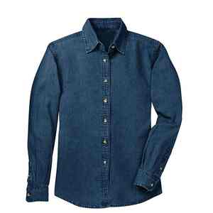 เสื้อเชิ้ตเดนิมทรงสลิมฟิตสำหรับผู้ชาย ดีไซน์ใหม่ ขายดีประจำฤดูใบไม้ผลิ กระดุมติดแบบเรียบง่าย สไตล์ดิสเทรส ระบายอากาศได้ดี แห้งเร็ว เป็นมิตรกับสิ่งแวดล้อม เหมาะสำหรับกิจกรรมกลางแจ้ง - Product Image 2