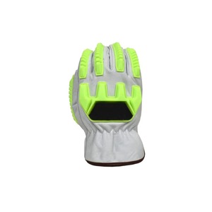 Anti Cut Resistant Impact Mechanic <b>Gloves</b> Cowhide Leather Palm Safety <b>Gloves</b> Safety Work Construction Mechanic <b>Gloves</b> - Product Image 2
