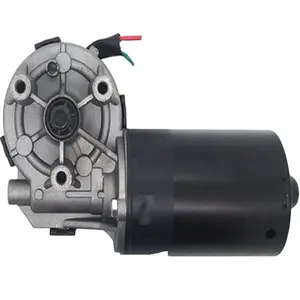 Motor de engranaje de gusano para maquinaria de ingeniería, cepillo de CC de alta velocidad, 55rpm, 12v, 24v, 50w