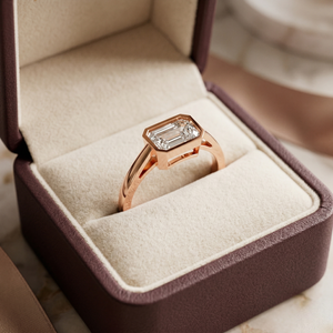 Wholesale Fine Jewelry Fashion Rhodium Plated 925 Sterling <b>Silver</b> <b>Emerald</b> Cut Moissanite Engagement <b>Ring</b> for Women Wedding Gift - Product Image 2