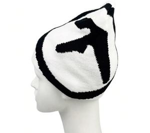 Gorro Unisex de Acrílico con Patrón Geométrico de Flechas, Tejido Jacquard, Gorro de Invierno para Adultos, Estilo Casual, 56-58CM - Product Image 1