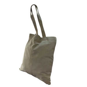 Practical Customizable Eco <b>Craft</b> Canvas Tote <b>Bag</b> Beige Color Shopping Promotional Beach Shoulder Length 8 oz Cotton Webbing - Product Image 2