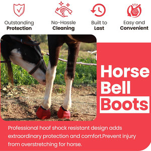 High Quality Horse Bell <b>Boots</b> Featuring <b>Secure</b> Fastening And Comfortable Horse Bell <b>Boots</b> For Equestrian Training - Product Image 3