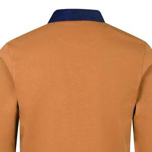 Custom Sublimated Team Player Rugby Jerseys High Quality Polyester Fabric Anti-Bacterial Long Sleeve Contrast Collar <b>Polo</b> Shirts - Product Image 3