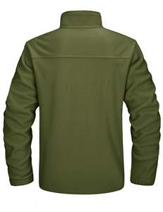 Veste polaire unisexe personnalisée coupe-vent imperméable à capuche et col montant pour sports et activités de plein air, chaude, pour femmes et hommes - Product Image 2