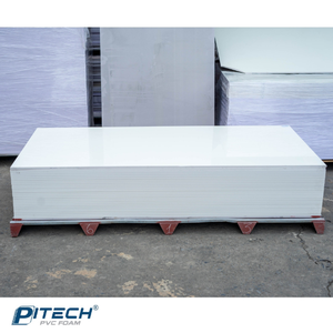 Pitech Vietnam Feuille de mousse acrylique PVC EVA blanche à haute densité personnalisée Planche en plastique enduite d'un film rigide Découpe durable de meubles - Product Image 1