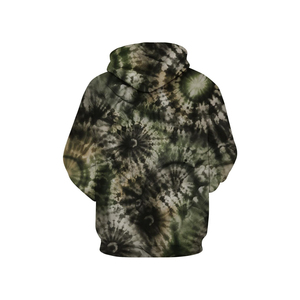 Sweat à capuche tie-dye pour homme en coton épais, style streetwear moderne, pour la vente en gros de vêtements - Product Image 3