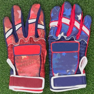 ถุงมือตีเบสบอลหนังแท้สีเขียว Cabretta จาก STALWART IMPEX พร้อมแผ่นรองรับข้อมือ น้ำหนักเบา เป็นมิตรกับสิ่งแวดล้อม ปิดด้วยแถบตีนตุ๊กแก - Product Image 5